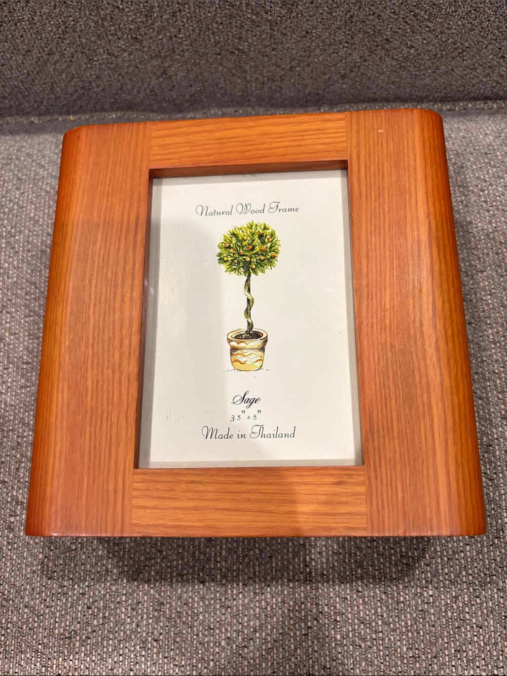 Natural Wood Frame Photo Frame box - Warm Honey Brown